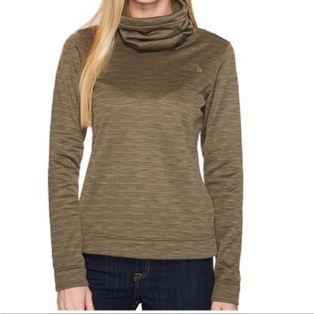 The North Face Olive Cowl Neck Sweater